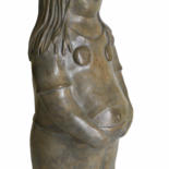 Sculpture titled "Future maman - bron…" by Eva Rouwens, Original Artwork, Bronze