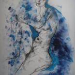 Peinture intitulée "BURU" par Evelyne Cassan, Œuvre d'art originale, Aquarelle