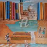 Pintura intitulada "Era uma vez em Vene…" por Fatima Marques, Obras de arte originais, Óleo