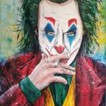 Pintura titulada "Joker" por Faver, Obra de arte original, Acrílico Montado en Bastidor de camilla de madera