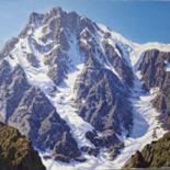 Картина под названием "Вершина Архыза" - Эдуард Финиревский, Подлинное произведение искусства, Масло