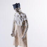 Sculpture intitulée "Paper Puppet 10" par Fleur Elise Noble, Œuvre d'art originale, Argile