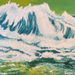 Peinture intitulée "Ouragan" par Normand, Œuvre d'art originale, Acrylique