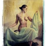 Photographie intitulée "polaroid-nude-frank…" par Frank Morris, Œuvre d'art originale, Photographie argentique