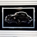 "Porsche – Kinetic –…" başlıklı Heykel Fred Meurice tarafından, Orijinal sanat, Rezine Ahşap panel üzerine monte edilmiş