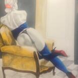 Peinture intitulée "le fauteuil" par Frederic Descormes, Œuvre d'art originale, Acrylique