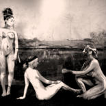 Photography titled "Odalisques -l'offra…" by Frhégo, Original Artwork, Digital Photography Mounted on Aluminium