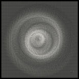 Digitale Kunst getiteld "Spirale 1 (40 cm)" door Frédéric Durieu & Nathalie Erin, Origineel Kunstwerk, 2D Digital Work