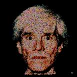 Digital Arts titled "Andy Warhol   (40 c…" by Frédéric Durieu & Nathalie Erin, Original Artwork, 2D Digital Work