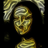 Digital Arts titled "Mona Lisa (regardez…" by Frédéric Durieu & Nathalie Erin, Original Artwork, 2D Digital Work