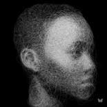 Arte digitale intitolato "Black Boy 2" da Frédéric Durieu & Nathalie Erin, Opera d'arte originale, Lavoro digitale 2D
