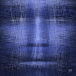 Digital Arts titled "Blue Black Out Of L…" by Frédéric Durieu & Nathalie Erin, Original Artwork, 2D Digital Work