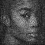 Arts numériques intitulée "Regard Out Of Lines…" par Frédéric Durieu & Nathalie Erin, Œuvre d'art originale, Travail numériq…