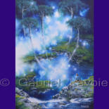 Painting titled "ASCENSION" by Gabriell, Original Artwork, Oil