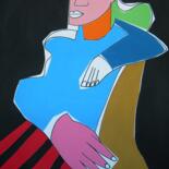 Painting titled "Portrait of Dora Ma…" by Gabriele Donelli, Original Artwork, Acrylic