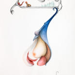 Obrazy i ryciny zatytułowany „SETTE - Numero erot…” autorstwa Artegambasin, Oryginalna praca, Cyfrowy wydruk