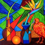 Painting titled "Tropical Dream - II" by Gasparian, Original Artwork, Oil