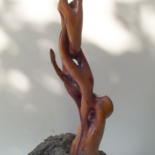Sculpture intitulée "EMERGENCE" par Gérard Didier, Œuvre d'art originale, Bois