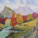 Painting titled "Vayk Valley" by Gevorg Avagyan, Original Artwork