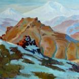Painting titled "Ararat view from Va…" by Gevorg Avagyan, Original Artwork