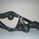 Sculpture intitulée "Fusion  (Bronze)…" par Ghyslaine Leonelli, Œuvre d'art originale, Bronze