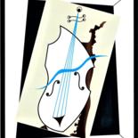 Digital Arts titled "'' La musicienne ''" by Gil'Ber Pautler, Original Artwork, 2D Digital Work