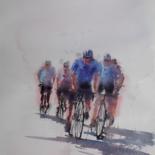 Картина под названием "the race 4" - Giorgio Gosti, Подлинное произведение искусства, Акварель