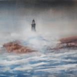 Pintura titulada "lighthouse" por Giorgio Gosti, Obra de arte original, Acuarela