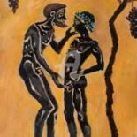 "Greek lovers2" başlıklı Tablo Giorgos Νcl tarafından, Orijinal sanat, Petrol