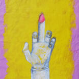 Painting titled "Finger" by Giulio Gavioli, Original Artwork, Acrylic