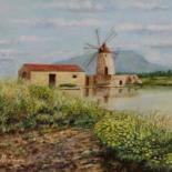 Pintura titulada "Scorcio Saline di T…" por Giuseppa Matraxia, Obra de arte original, Acrílico