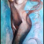 Painting titled "sirène" by Gleisner, Original Artwork, Oil