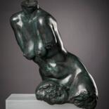 Escultura intitulada "L'Omaggio alla Donna" por Godfried Dols, Obras de arte originais, Bronze