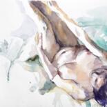 Картина под названием "Nude from above" - Goran Žigolić (watercolors), Подлинное произведение искусства, Акварель