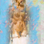 Digital Arts titled "emerging-beauty.jpg" by Graham Rhodes, Original Artwork, Digital Painting