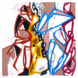 Tekening getiteld "Untitled March 2023" door Greg Bryce, Origineel Kunstwerk, Pastel