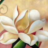 Peinture intitulée "Realism Flower 014" par Greg Leander, Œuvre d'art originale, Huile Monté sur Châssis en bois
