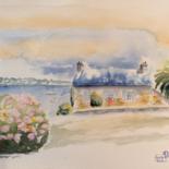 Painting titled "La Bretagne et ses…" by Guyle Rayne, Original Artwork, Watercolor