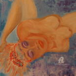 Painting titled "Aphrodite au diadém…" by Guyrichd, Original Artwork, Oil