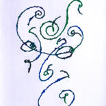 Desenho intitulada "Dessin N° 021" por Hakan Portakal, Obras de arte originais, Tinta