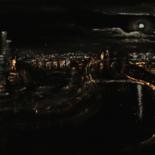 Картина под названием "Вечерняя Москва" - Аида Ханемайер, Подлинное произведение искусства, Акрил