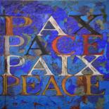 Painting titled "Pax" by Hannes Hofstetter, Original Artwork, Acrylic
