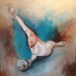 Painting titled "Sport" by Hans-Peter Amherd, Original Artwork, Acrylic