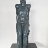 Sculpture intitulée "Claudia Statue Scul…" par Hiam Demeulenaere, Œuvre d'art originale, Terre cuite