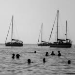 Fotografia zatytułowany „BAIGNADE” autorstwa Hélène Le Goff, Oryginalna praca, Fotografia cyfrowa