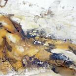 Painting titled "'' AILLEURS ''" by Hélène Picardi, Original Artwork, Oil