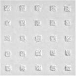 Malerei mit dem Titel "Small white squares…" von Henk Broeke, Original-Kunstwerk, Acryl Auf Keilrahmen aus Holz montiert
