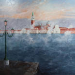 Peinture intitulée "San Giorgio Maggior…" par Henri Remi, Œuvre d'art originale, Huile