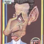 Painting titled "NICHOLAS SARKOZY.>F…" by Henri Louette Homepage, Original Artwork