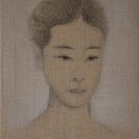 Painting titled "Chinese Faces (Jia…" by Hu Hei Bei, Original Artwork, Acrylic